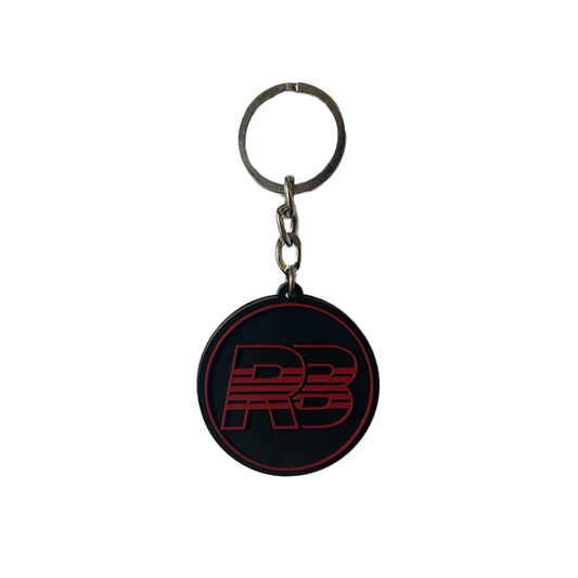 REDBELT Double-Sided Rubber Keychain