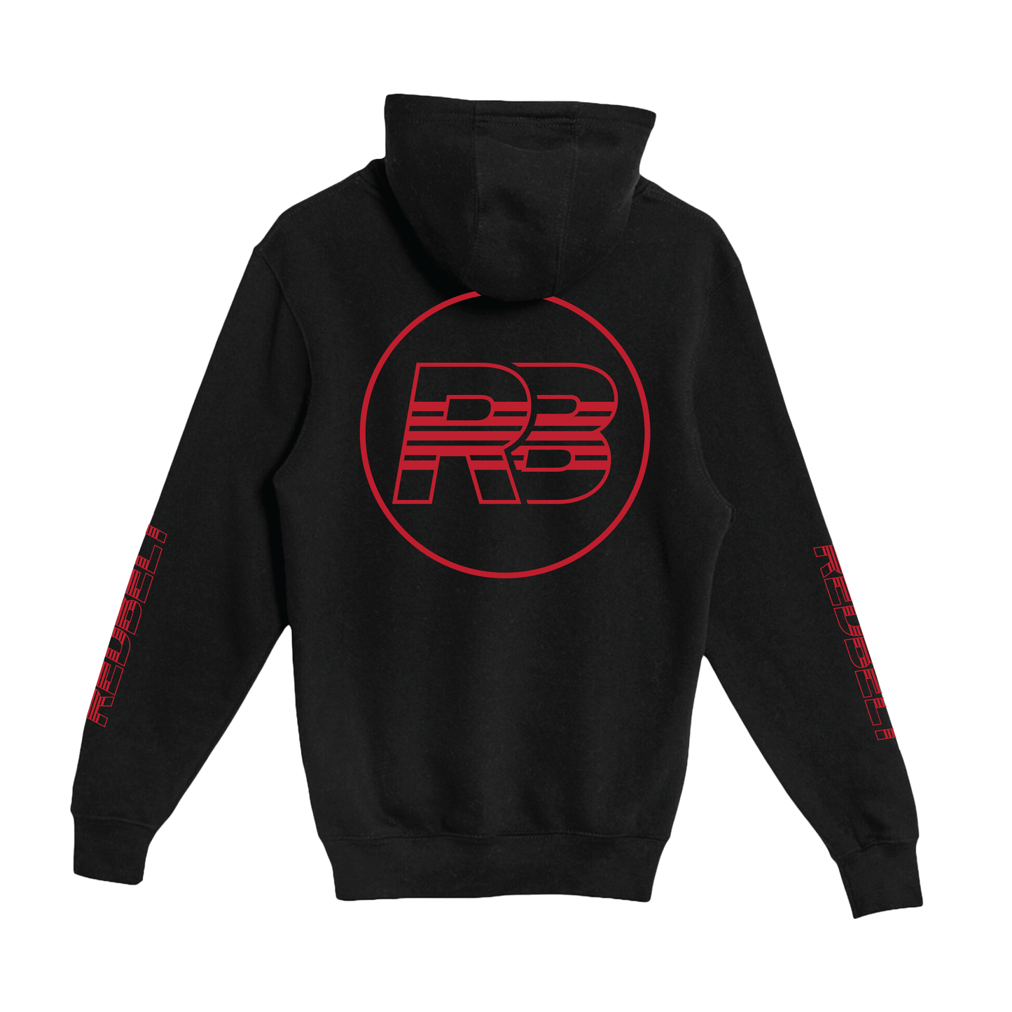 REDBELT Lightweight Graphic Full Zip Hoodie "Black"